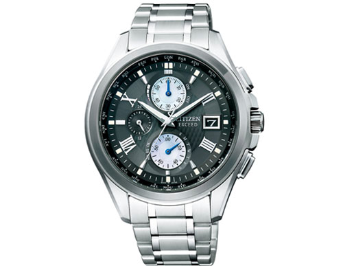 Citizen Exceed Eco-drive Radio Controlled Watch AT8075-52E / Watch